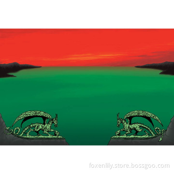 Spot Color Rubber Play Mat for Game Players